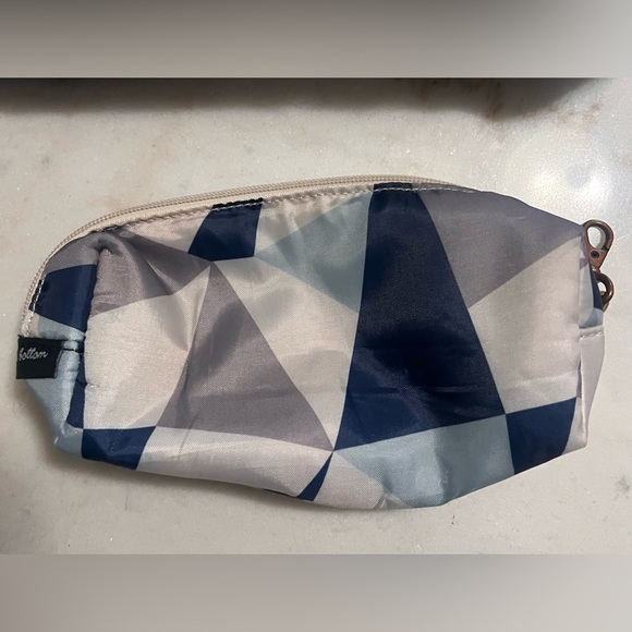 Petunia Pickle Bottom Boxy Backpack Diaper Bag Blue Cream Green Small Bottle Bag - Picture 4 of 15